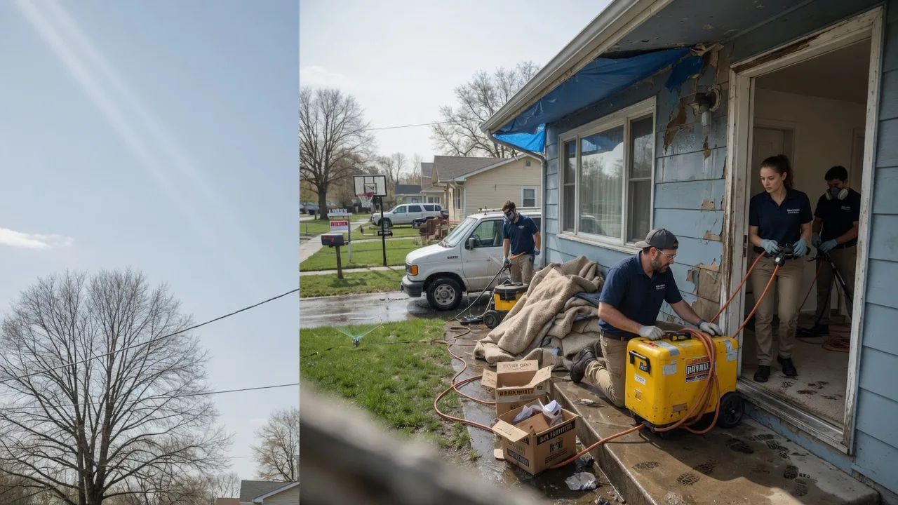 Basement Flood Cleanup in Gause, TX near me